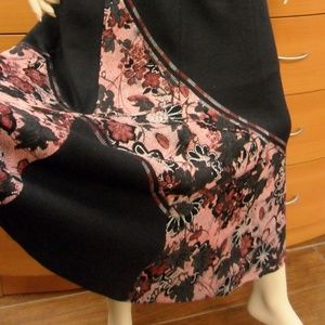 PARTY SKIRT FIT AND FLARE BLACK MADE IN EUROPE